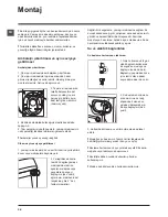 Предварительный просмотр 38 страницы Hotpoint Ariston WMD 823 Instructions For Use Manual