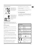 Предварительный просмотр 3 страницы Hotpoint Ariston WMF 601 Instructions For Use Manual