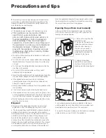 Preview for 5 page of Hotpoint Ariston WMF 722 Instructions For Use Manual