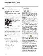 Preview for 20 page of Hotpoint Ariston WMG 641 Instructions For Use Manual