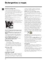 Preview for 24 page of Hotpoint Ariston WMG 721 Instructions For Use Manual