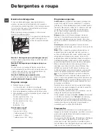 Preview for 20 page of Hotpoint Ariston WMG 722 Instructions For Use Manual