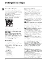 Preview for 32 page of Hotpoint Ariston WMG 722 Instructions For Use Manual