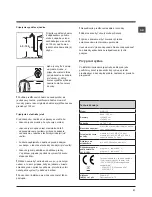 Preview for 51 page of Hotpoint Ariston WMG 722 Instructions For Use Manual