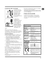 Предварительный просмотр 15 страницы Hotpoint Ariston WMG 823 Instructions For Use Manual