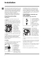 Preview for 2 page of Hotpoint Ariston WMG 8237 Instructions For Use Manual