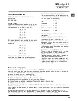 Предварительный просмотр 19 страницы Hotpoint Ariston WML 621 Instructions For Use Manual