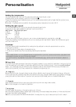 Preview for 9 page of Hotpoint Ariston WML 701 Instructions For Use Manual