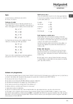 Preview for 19 page of Hotpoint Ariston WML 701 Instructions For Use Manual