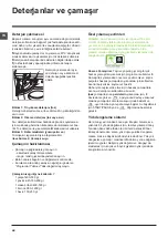 Preview for 46 page of Hotpoint Ariston WML 701 Instructions For Use Manual