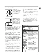 Preview for 3 page of Hotpoint Ariston WML 801 Instructions For Use Manual