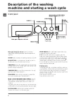 Preview for 6 page of Hotpoint Ariston WML 801 Instructions For Use Manual