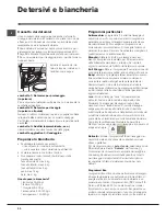 Preview for 20 page of Hotpoint Ariston WMSF 602 Instructions For Use Manual