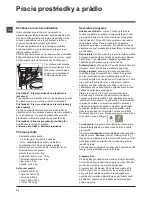 Предварительный просмотр 56 страницы Hotpoint Ariston WMSF 602 Instructions For Use Manual