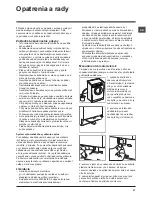 Предварительный просмотр 57 страницы Hotpoint Ariston WMSF 602 Instructions For Use Manual