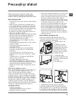 Preview for 69 page of Hotpoint Ariston WMSF 602 Instructions For Use Manual