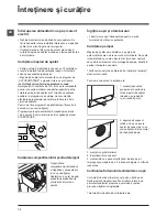 Предварительный просмотр 70 страницы Hotpoint Ariston WMSF 602 Instructions For Use Manual