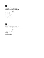 Preview for 2 page of Hotpoint Ariston XH8 series Operating Instructions Manual