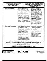 Предварительный просмотр 20 страницы Hotpoint 14 Use And Care Manual