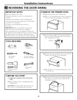 Предварительный просмотр 11 страницы Hotpoint 16 Owner'S Manual