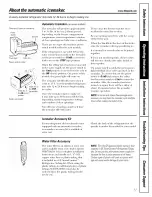 Предварительный просмотр 11 страницы Hotpoint 19 Owner'S Manual And Installation Instructions