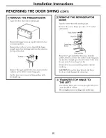 Предварительный просмотр 20 страницы Hotpoint 19 Owner'S Manual And Installation Instructions