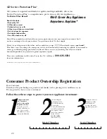 Preview for 20 page of Hotpoint 20 Series Owner'S Manual And Installation Instructions