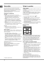 Предварительный просмотр 50 страницы Hotpoint 4D Series Operating Instructions Manual