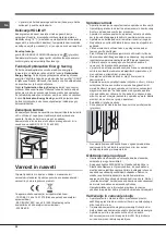 Предварительный просмотр 52 страницы Hotpoint 4D Series Operating Instructions Manual