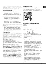 Предварительный просмотр 69 страницы Hotpoint 4D Series Operating Instructions Manual