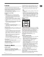 Preview for 61 page of Hotpoint 4DAAAxxTVZ Operating Instructions Manual