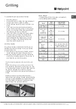 Предварительный просмотр 13 страницы Hotpoint 50HEGS Instructions For Installation And Use Manual