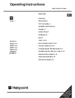 Hotpoint 52 TCW S Operating Instructions Manual предпросмотр