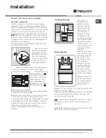 Preview for 5 page of Hotpoint 52 TCW S Operating Instructions Manual