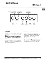 Preview for 7 page of Hotpoint 52 TCW S Operating Instructions Manual