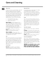 Preview for 16 page of Hotpoint 52 TCW S Operating Instructions Manual