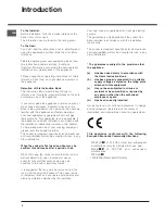 Preview for 3 page of Hotpoint 52TGW Operating Instructions Manual