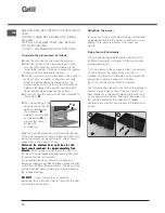 Preview for 13 page of Hotpoint 52TGW Operating Instructions Manual