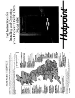 Предварительный просмотр 1 страницы Hotpoint 6160 Full Instructions For Installing And Operating