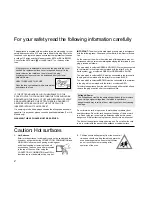 Предварительный просмотр 4 страницы Hotpoint 6675 Cookery Book & Operating Instructions