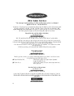 Preview for 34 page of Hotpoint 6685X Instructions For Installation And Use Manual