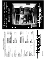 Hotpoint 6980 Instructions For Installing And Operating предпросмотр