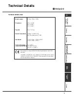 Preview for 15 page of Hotpoint 7kg Ultima Programme Manual