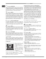 Предварительный просмотр 34 страницы Hotpoint 7OFK 1039EL P RU/HA Operating Instructions Manual