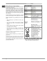 Предварительный просмотр 78 страницы Hotpoint 7OFK 536J RU/HA Operating Instructions Manual