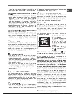 Предварительный просмотр 21 страницы Hotpoint 7OFK1039EN X Operating Instructions Manual