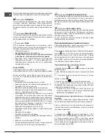 Предварительный просмотр 22 страницы Hotpoint 7OFK1039EN X Operating Instructions Manual