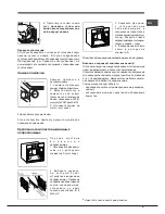 Предварительный просмотр 27 страницы Hotpoint 7OFK1039EN X Operating Instructions Manual