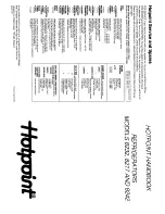 Hotpoint 8217 Handbook предпросмотр