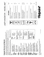 Hotpoint 9567 User Handbook Manual предпросмотр